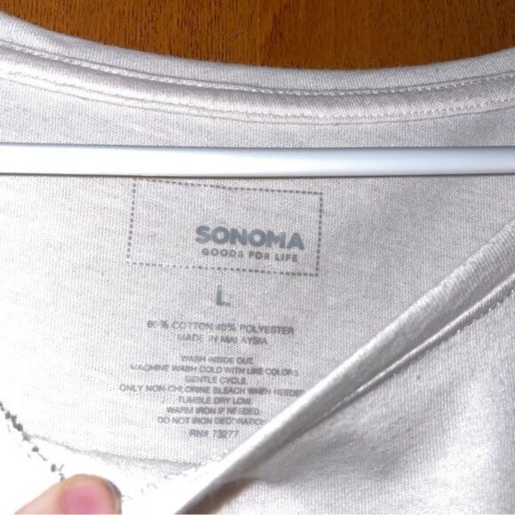 Sonoma Goods For Life Womens Thanksgiving Gobble Graphic T-Shirt L - Picture 5 of 6